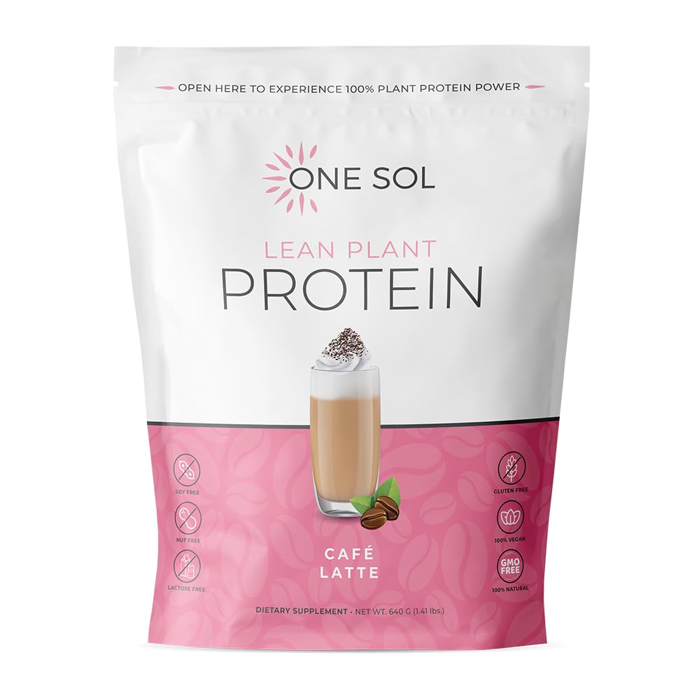One Sol Lean Plant Protein powder bottle for vegan post-workout recovery support