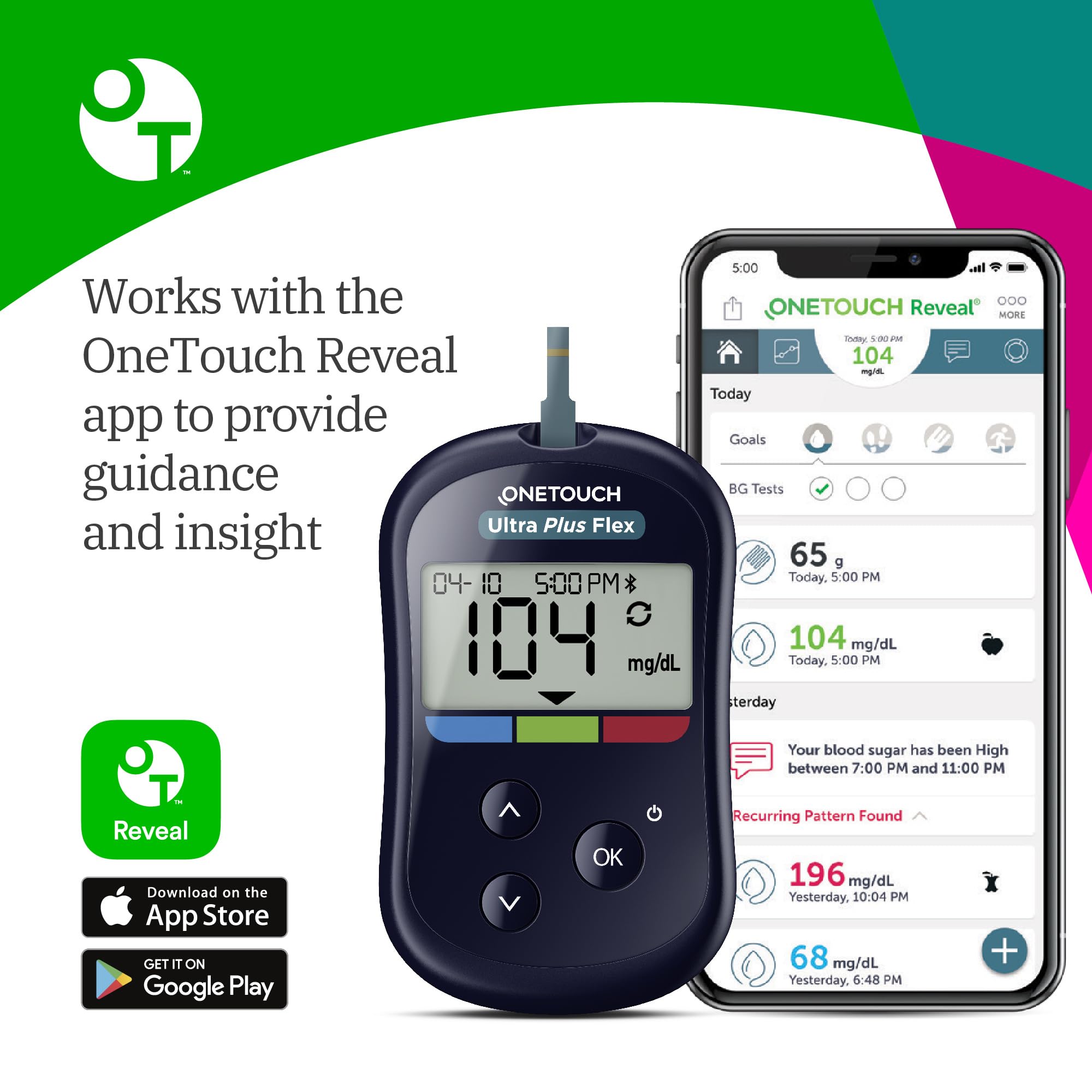 OneTouch Delica Plus 33-gauge lancets designed for smooth skin entry.