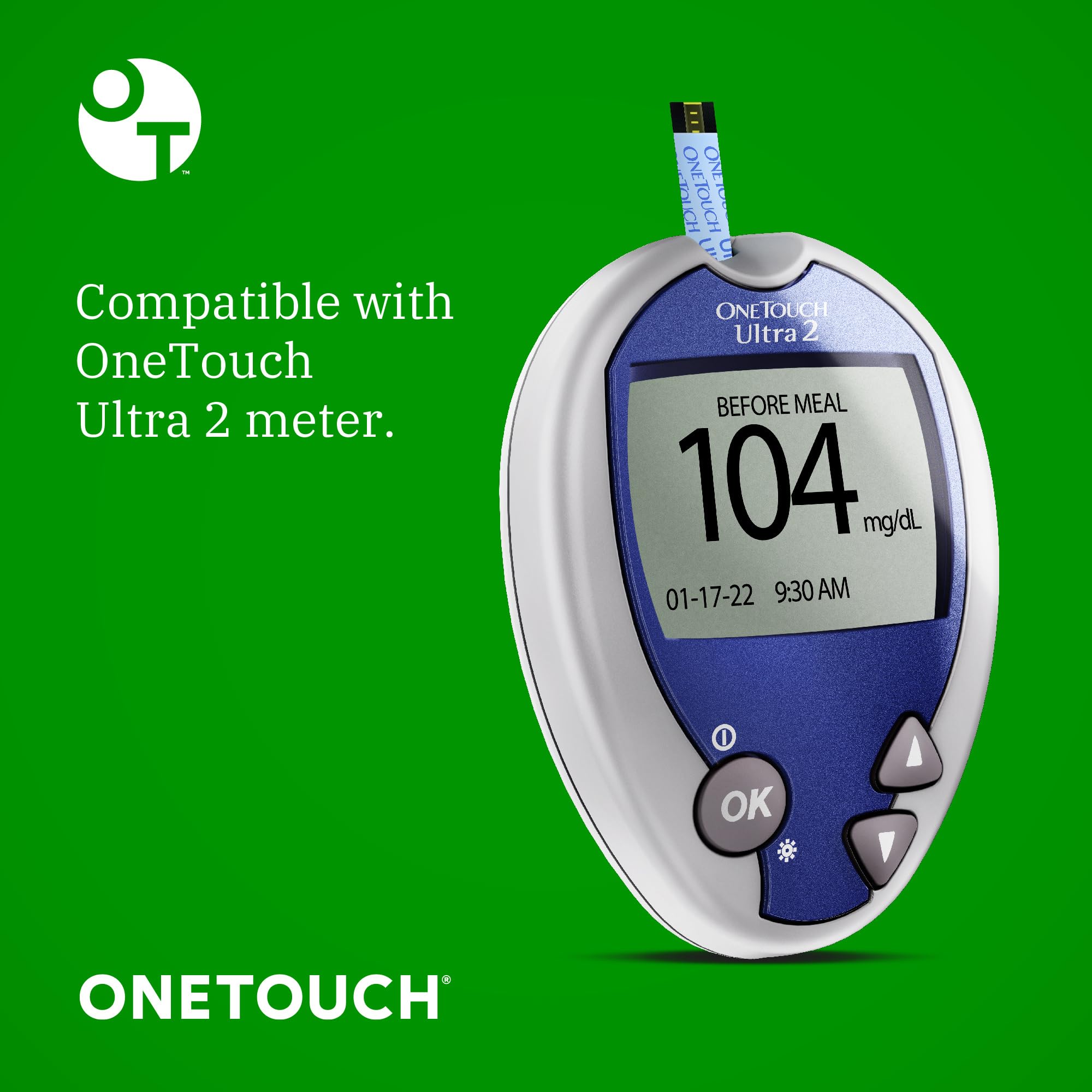 OneTouch Ultra-compatible meters shown with seamless use across devices