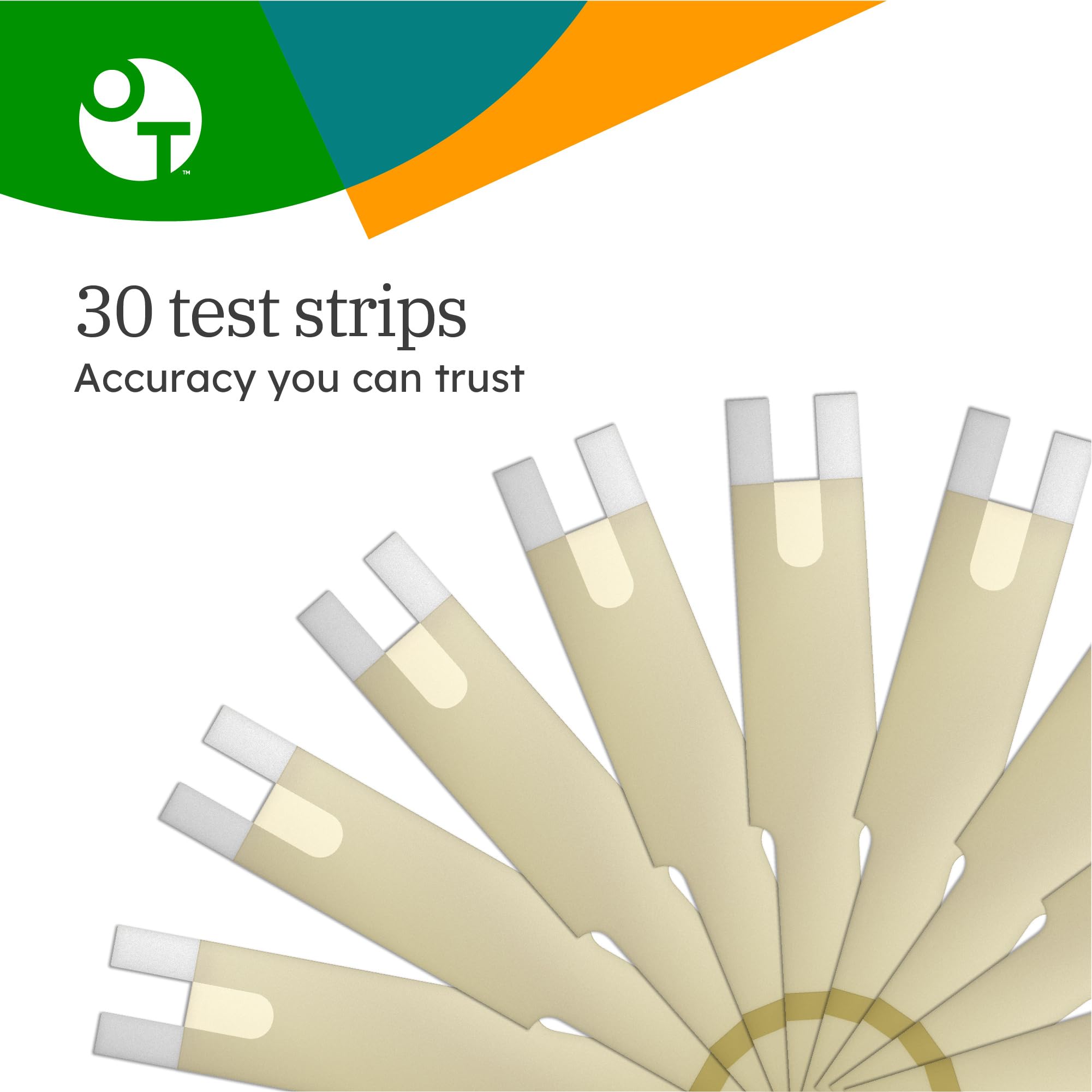 OneTouch Verio test strips with a small sample requirement for accuracy.
