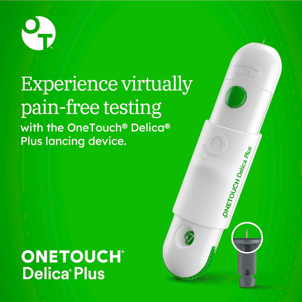 OneTouch Verio test strips for reliable measurements.