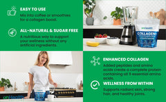 onhealth collagen powder mixed in coffee for an easy wellness boost