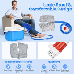 Custom cooling levels let you tailor sessions to your recovery pace