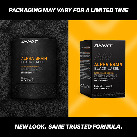 ONNIT Alpha Brain capsules ready for daily use.