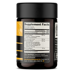 ONNIT Alpha Brain bottle closeup highlights stimulant-free formula for steady days.