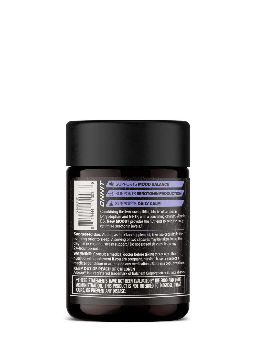 ONNIT Alpha Brain and New Mood side-by-side on a shelf.