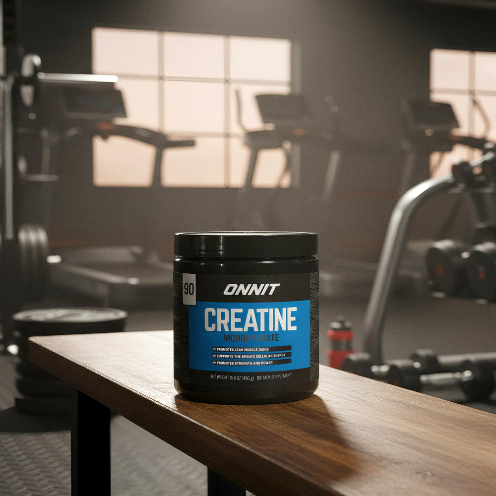 Nutrition facts panel of ONNIT Creatine Monohydrate showing clean ingredients