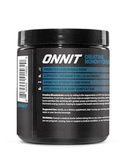 Scoop of ONNIT Creatine Monohydrate powder for mixing