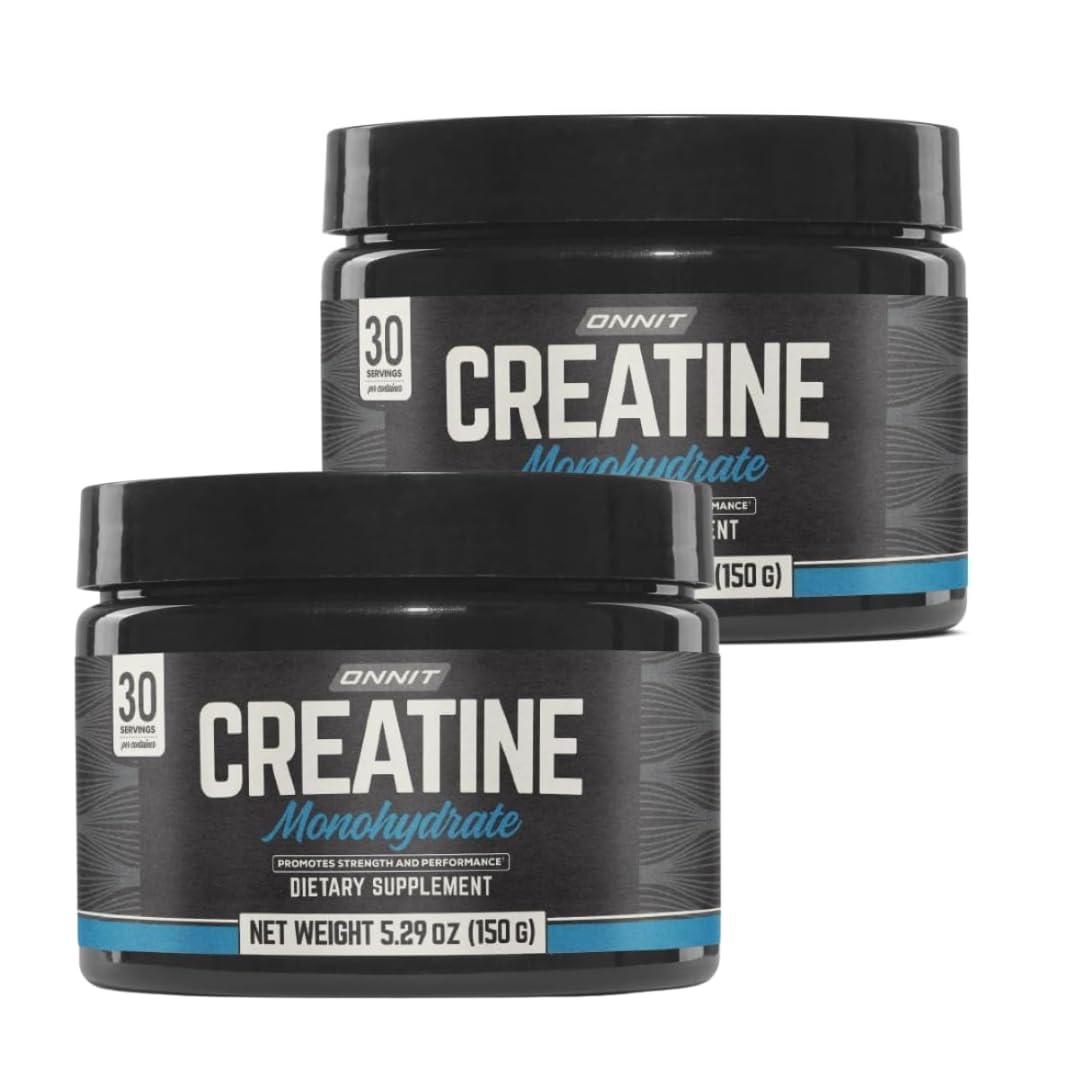 ONNIT Creatine Monohydrate powder bottle ready for strength and daily energy