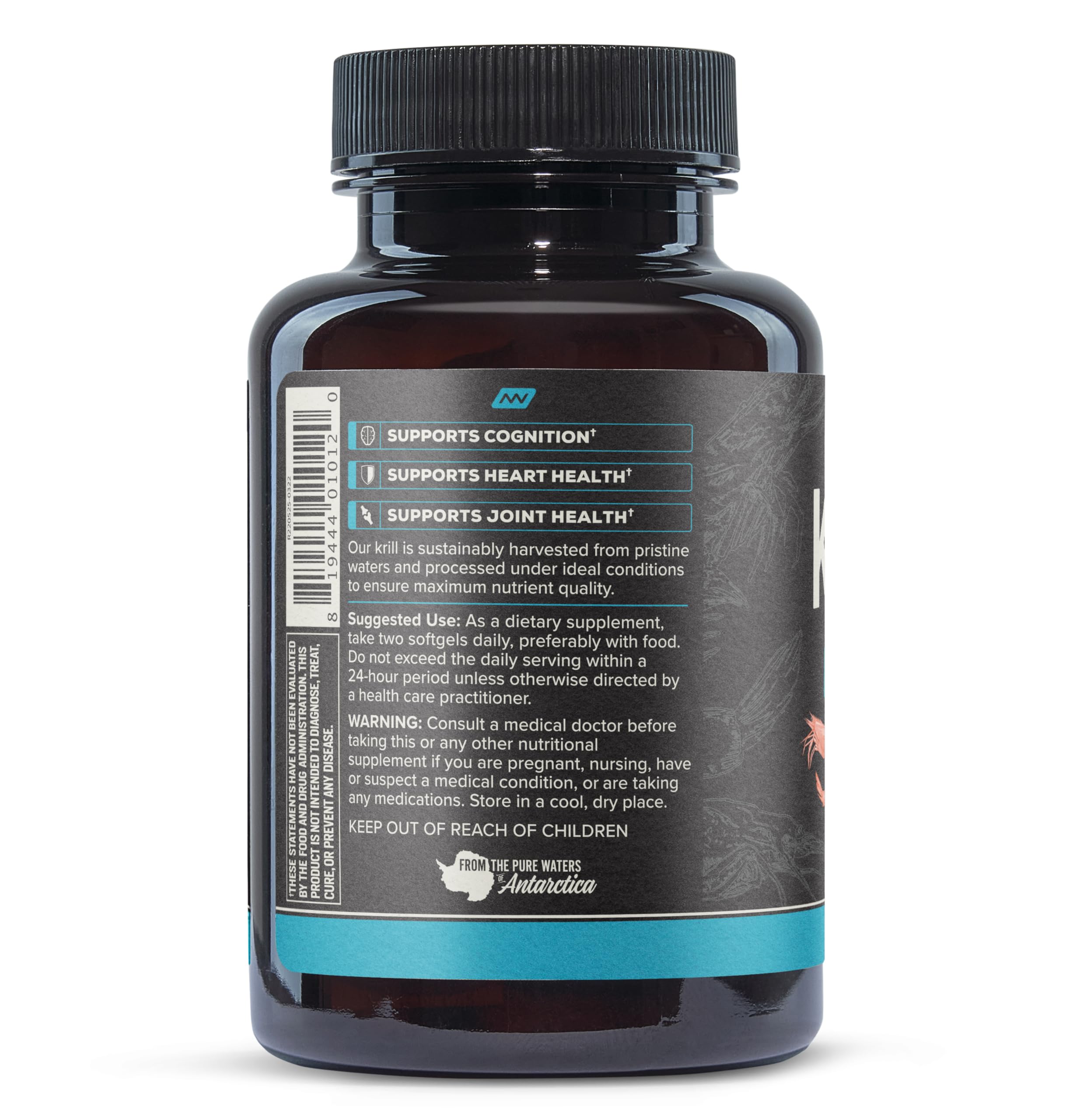 Capsules arranged for a simple daily routine with ONNIT Krill Oil.