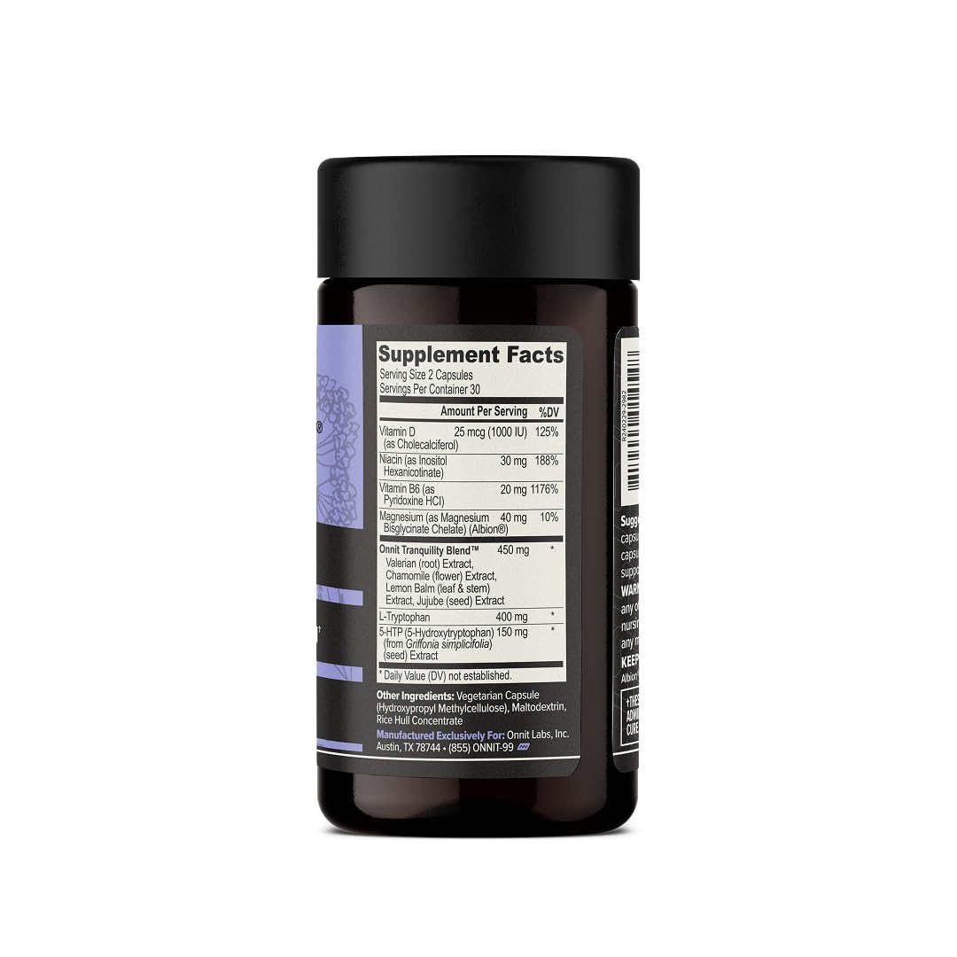ONNIT New Mood label closeup highlights non-GMO transparency and key ingredients.
