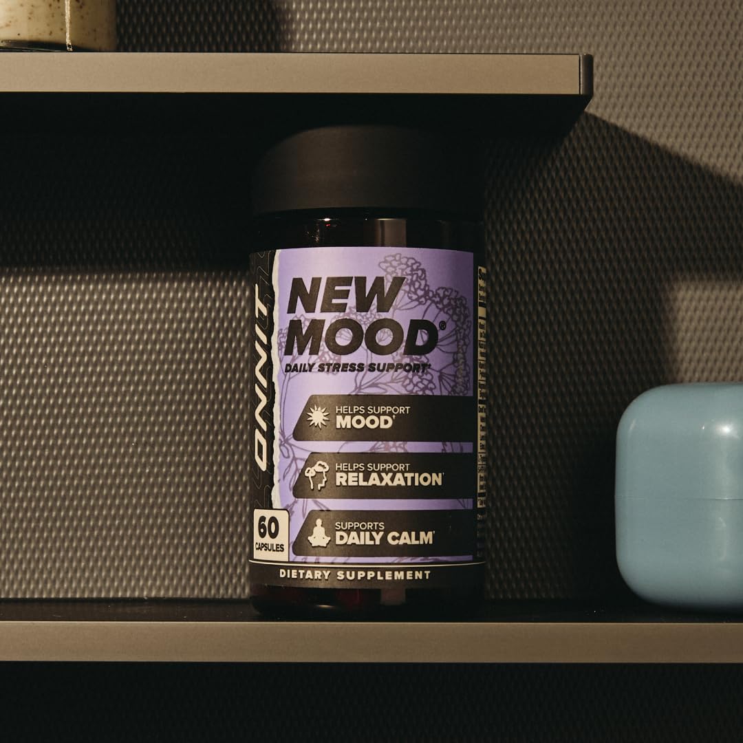 ONNIT New Mood with non-GMO seal highlighting product integrity.