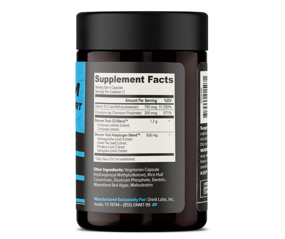 Rhodiola extract in ONNIT Shroom Tech SPORT supports exercise endurance.