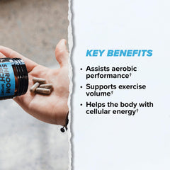 ONNIT Shroom Tech SPORT beside a water bottle during cardio session.