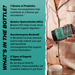 ONNIT Total Gut Health bottle pour for convenient daily use