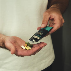 Close-up of ONNIT Night Pack capsules highlighting evening relaxation support.