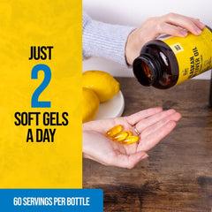 Soft gel capsules rich in omega-3 DHA and EPA