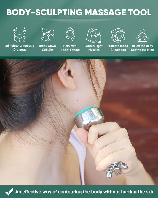 ONUEMP fascia massage tool mushroom design targets fascia with soothing microfingers.