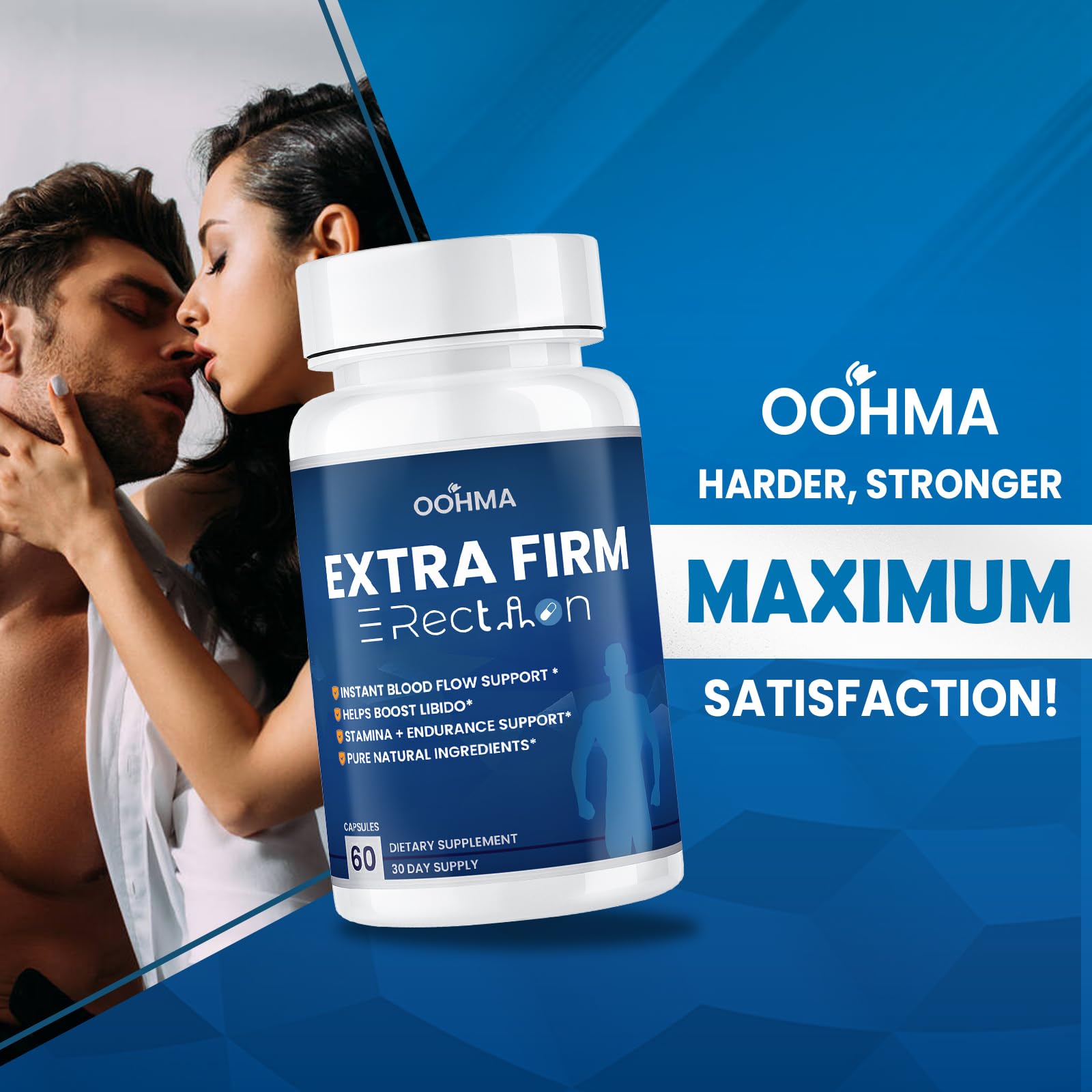 Oohma natural-formula pack packaging emphasizes clean, high-quality ingredients.