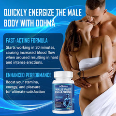Oohma label highlights natural ingredients in the formula.