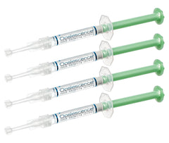 Opalescence 20% mint gel syringes for at-home whitening in whitening trays.