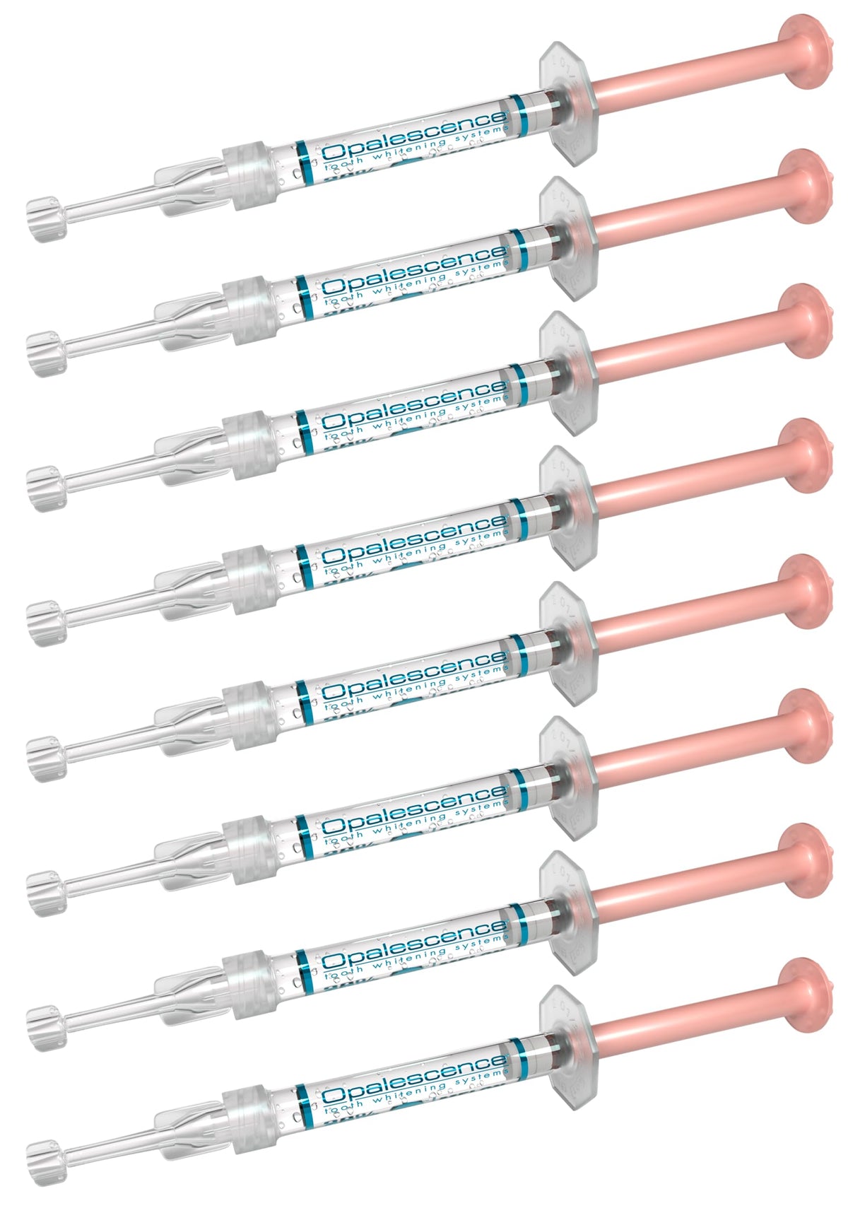 Opalescence 35% PF gel syringes in melon flavor for at-home whitening.