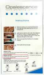 Opalescence box shows tips for at-home whitening