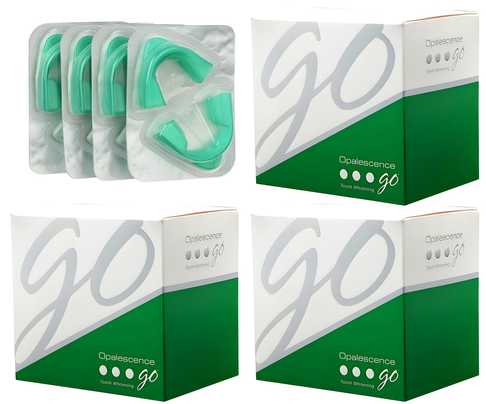 Opalescence Go 15% Mint on bathroom counter ready to use