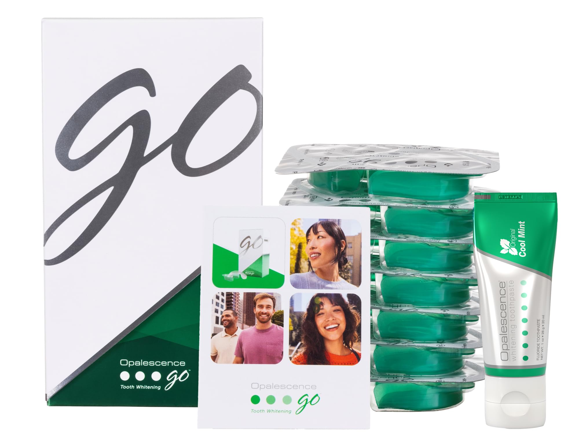 Opalescence GO 15 USA-made branding on packaging.