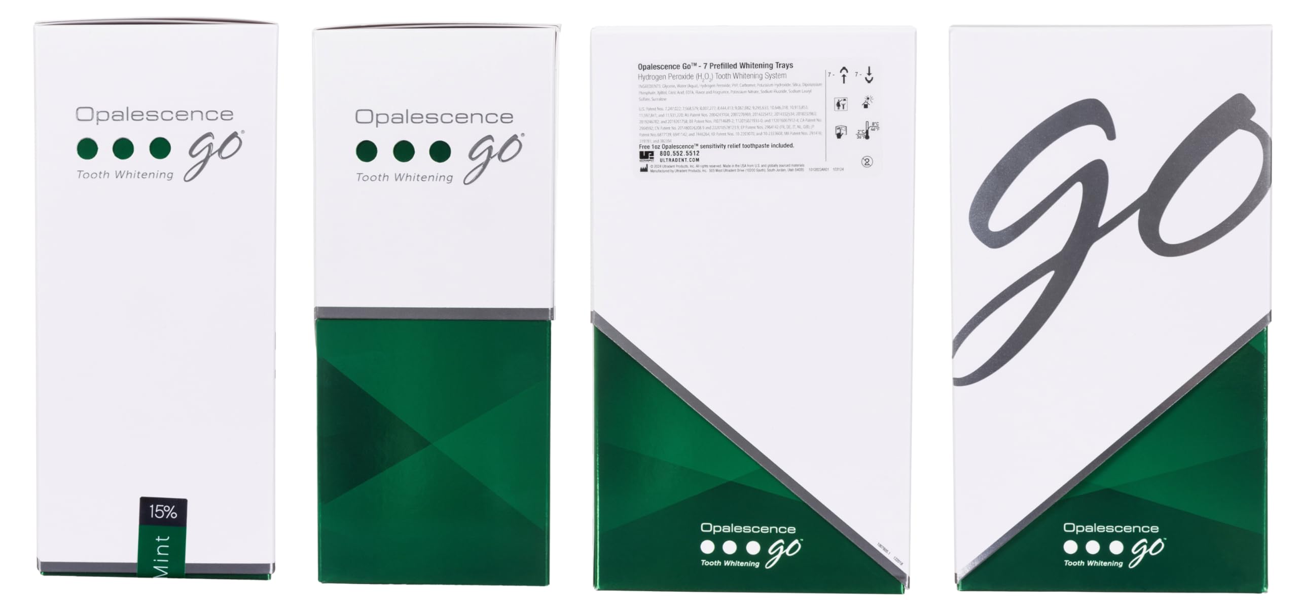 Opalescence GO kit on vanity with toothpaste and toothbrush.