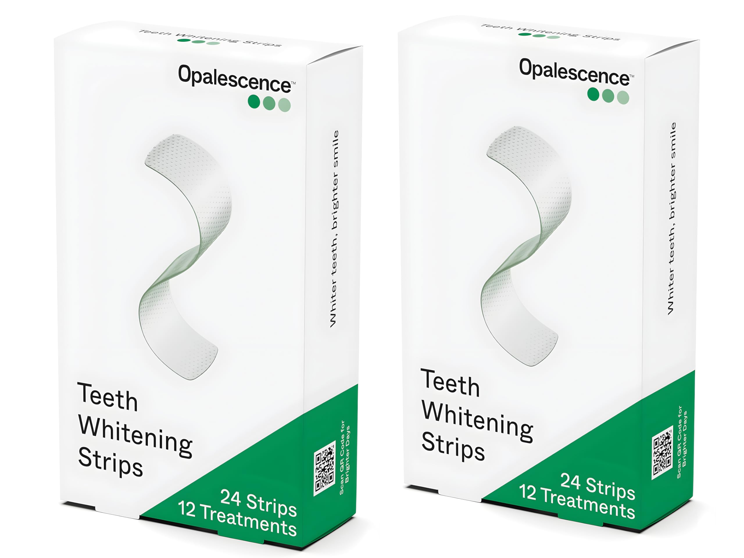 Opalescence GO strip application close-up showing comfortable whitening at home