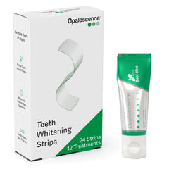 Opalescence Go strip close-up, sleek design for fast whitening at home.