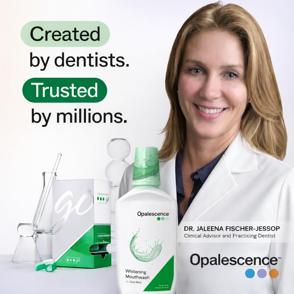 Opalescence packaging and inserts with easy-to-follow whitening guide.