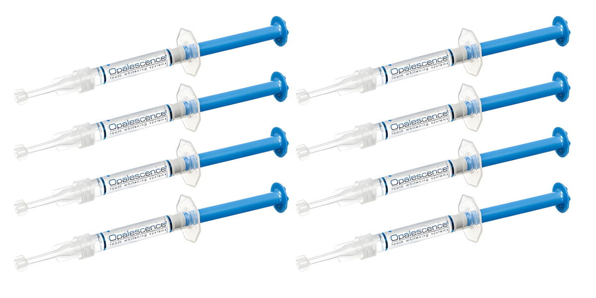 Opalescence PF 35% unflavored syringes pack ready for at-home whitening.