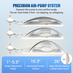 OPDEKEHA Ergonomic Back Arch Stretcher cradles the spine’s natural curve