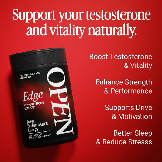 OPEN Essentials 11-in-1 ingredients close-up for vitality support.