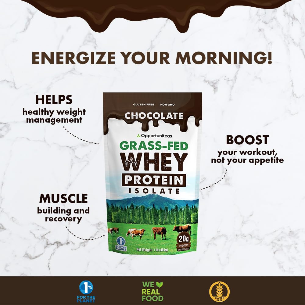 Opportuniteas 5lb grass-fed whey tub for everyday shakes