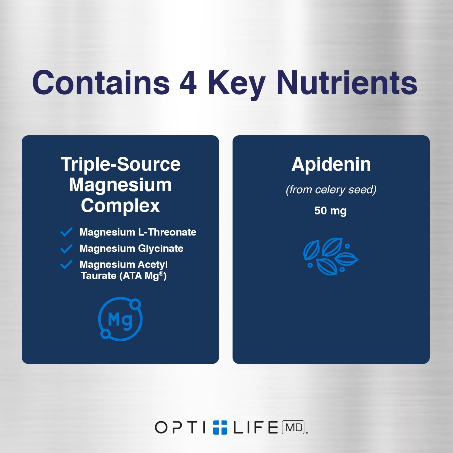 Opti Life MD capsules in hand, demonstrating easy handling.