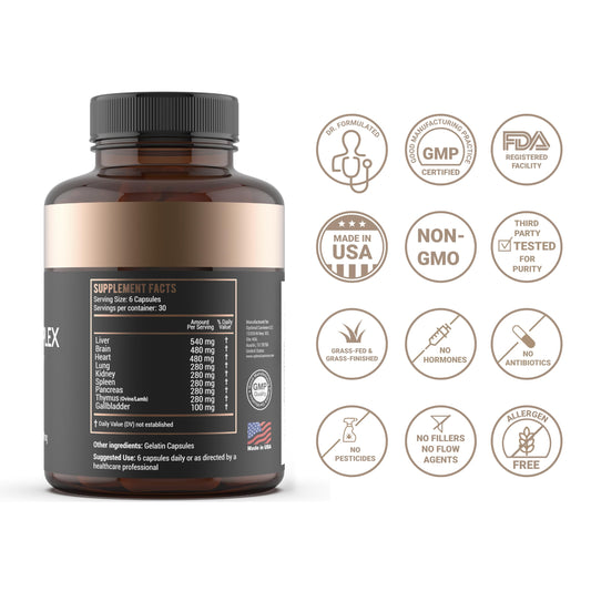 Capsules close-up from Optimal Carnivore for convenient daily nutrition