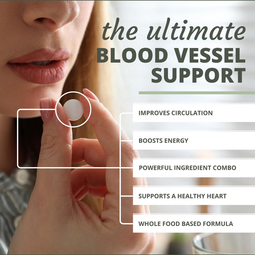 Optimal Health Systems BFF chewable tablets closeup showing compact daily supplement