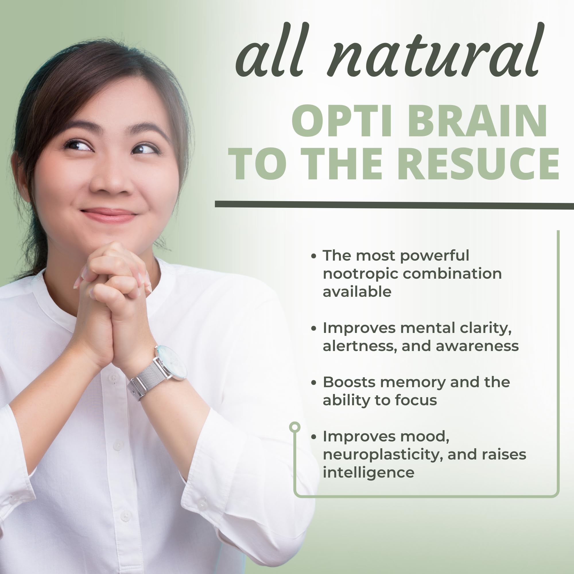 Optimal Health Systems Brain daily use setup suggesting consistent cognitive support