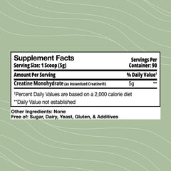 Optimal Health Systems Creatine mixed in a glass showing easy dissolution.