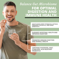 Optimal Health Systems Flora Plus label front highlighting non-GMO, gluten-free, and dairy-free formula.