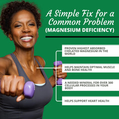 Optimal Health Systems Magnesium label view highlighting non-GMO and clean formula