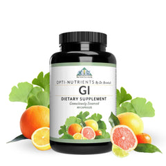 Opti-GI by Optimal Health Systems bottle pour supports digestive comfort when mixed