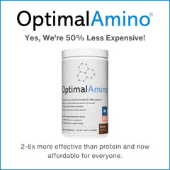 OptimalAmino active lifestyle setup for daily protein support.