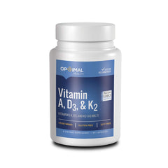 OPTIMALHEALTH Vitamin ADK bottle and capsules for daily wellness support