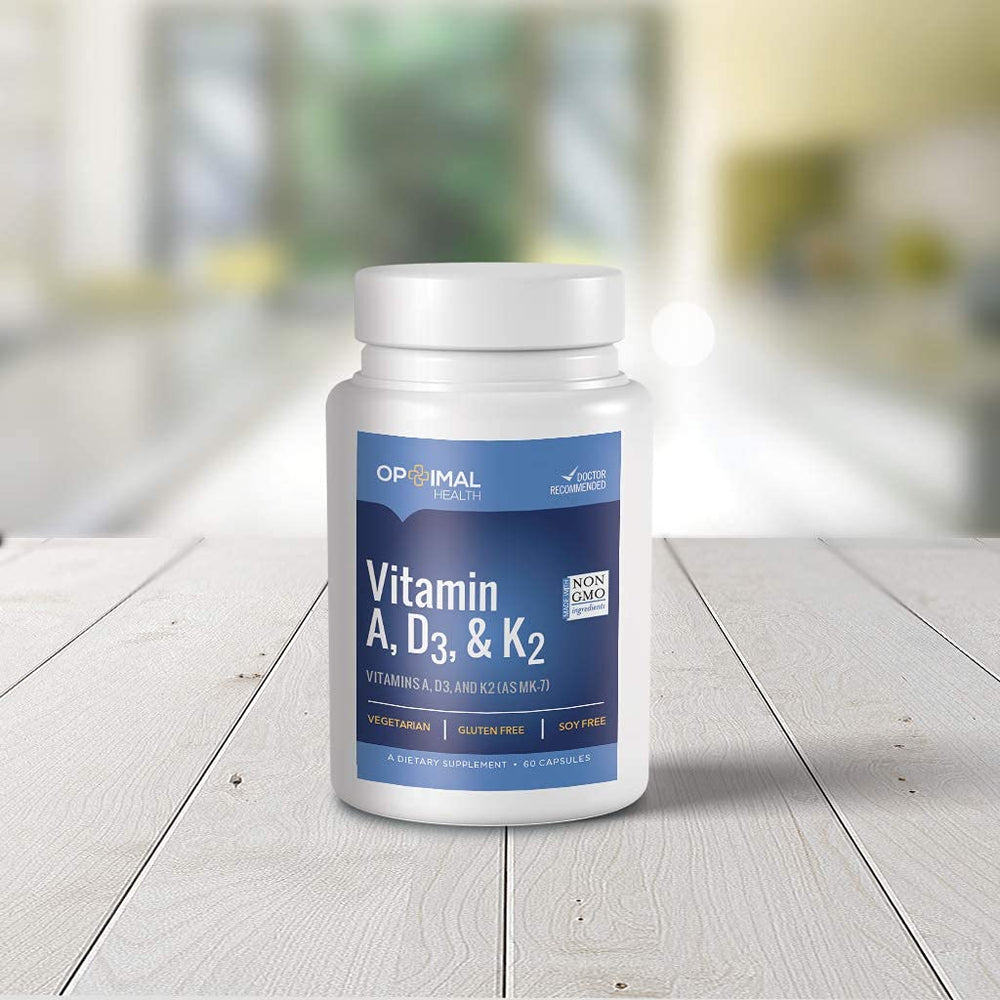 OPTIMALHEALTH ADK capsules in bottle for easy daily use