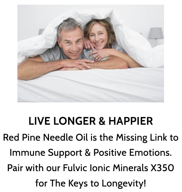 Optimally Organic Red Pine Needle Oil used in a daily routine setup