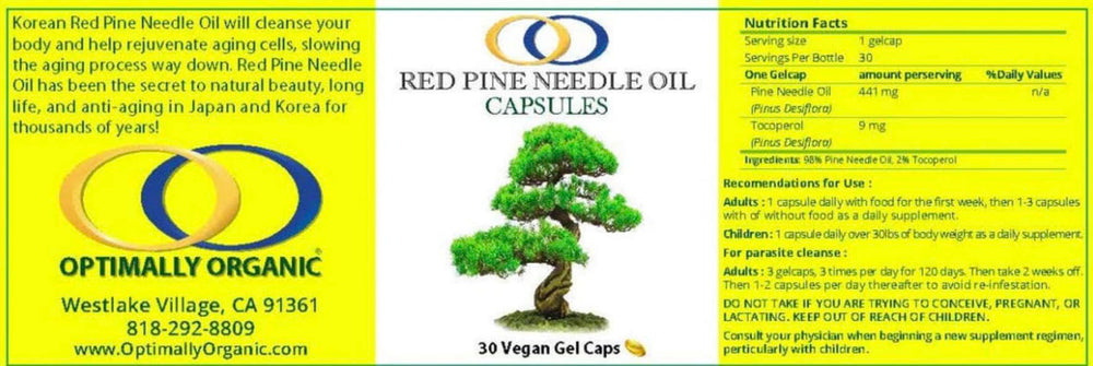 Wild-harvested pine needles from DMZ region for Optimally Organic product